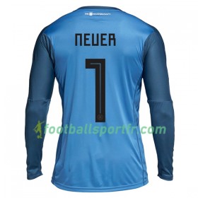 Tenue Allemagne Neuer 1 Gardien Domicile Coupe du monde 2018 Maillot de Foot ML